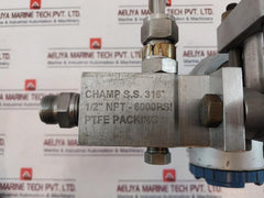 Fuji Electric Fhgb03v4-pacyy-aa Gauge Pressure Transmitter 1/2" Npt-6000 Psi
