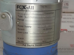 Fuji Electric Fhgb03v4-pacyy-aa Gauge Pressure Transmitter 24vdc