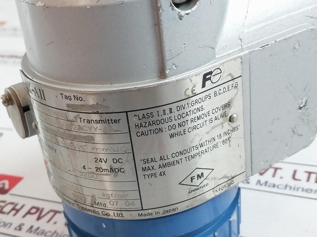 FUJI ELECTRIC FKCB35V4-2DCYY-AA Pressure Transmitter