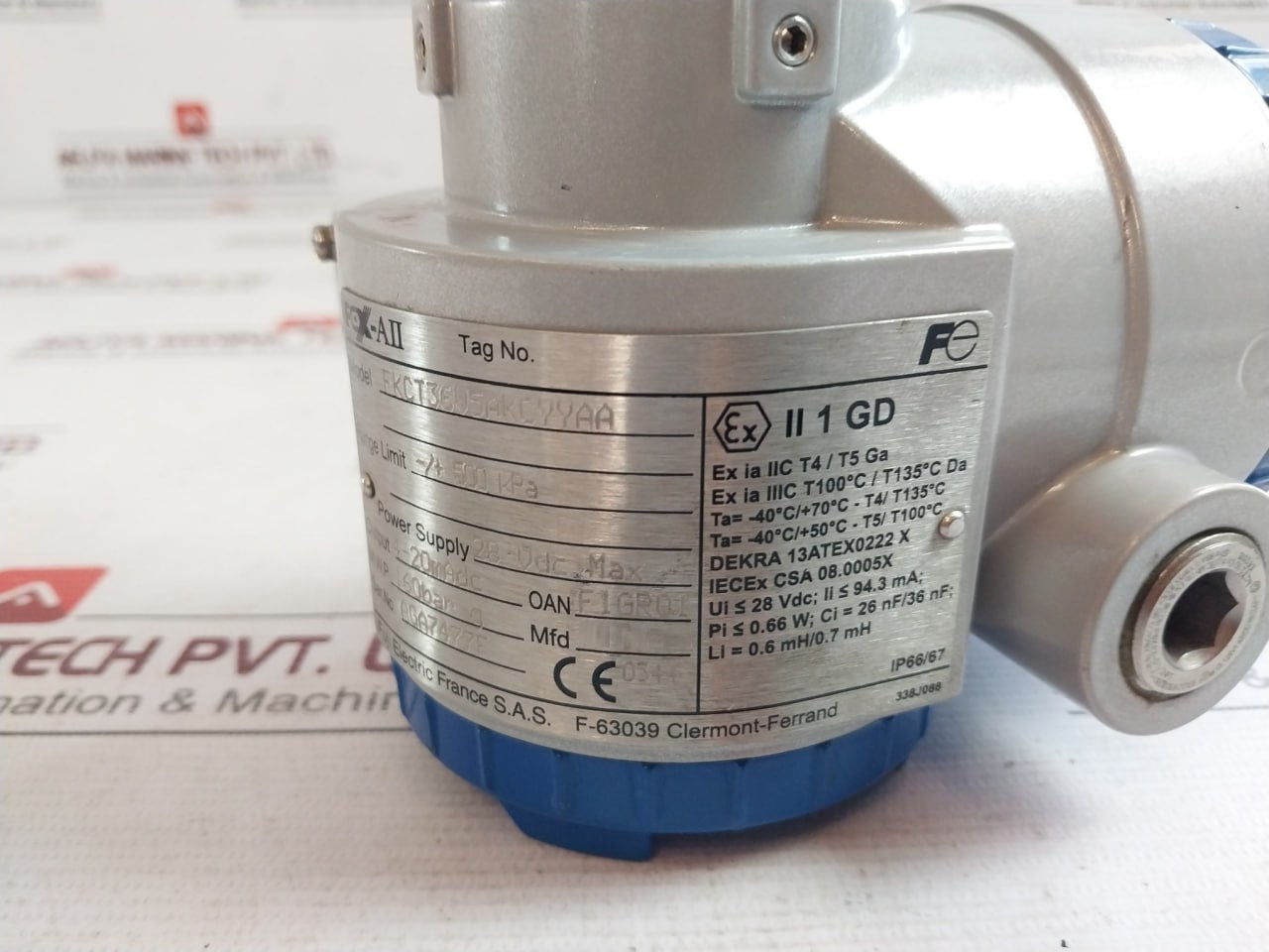 Fuji Electric Fkct36V5Akcyyaa Pressure Transmitter 4-20Madc 338J088 Fkct36V5