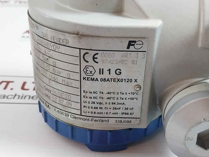 Fuji Electric Fkpvo2V5Akaby0Y Fcx-aii Gauge Pressure Transmitter 28Vdc 4-20Ma Dc