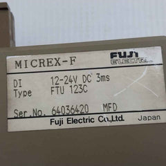 Fuji Electric Ftu123c Input Module Digital 12-24v Dc 3ms