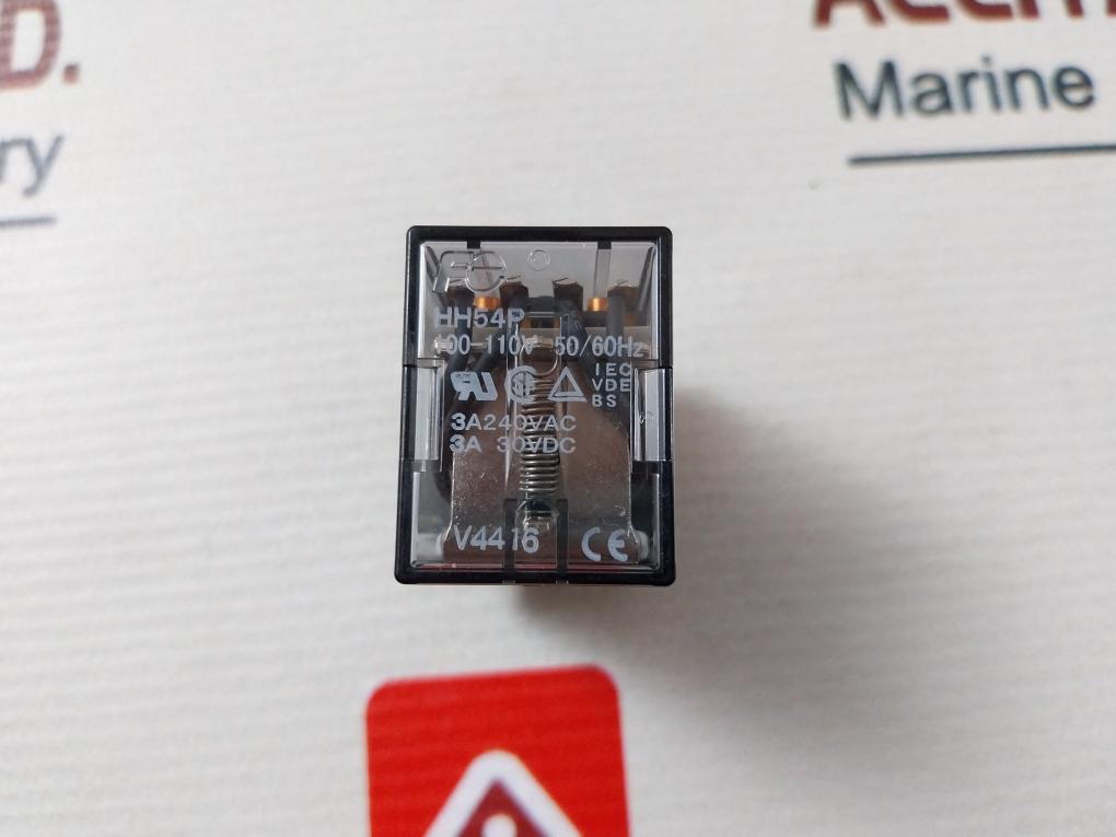 Lot Of 2X Fuji Electric Hh54P General Purpose Relay 100-110V 50/60Hz