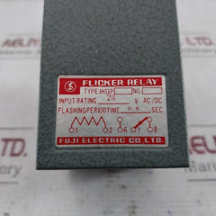 Fuji Electric Jh13P Flicker Relay 24V Ac/Dc Input 0.6 Sec Flash Time
