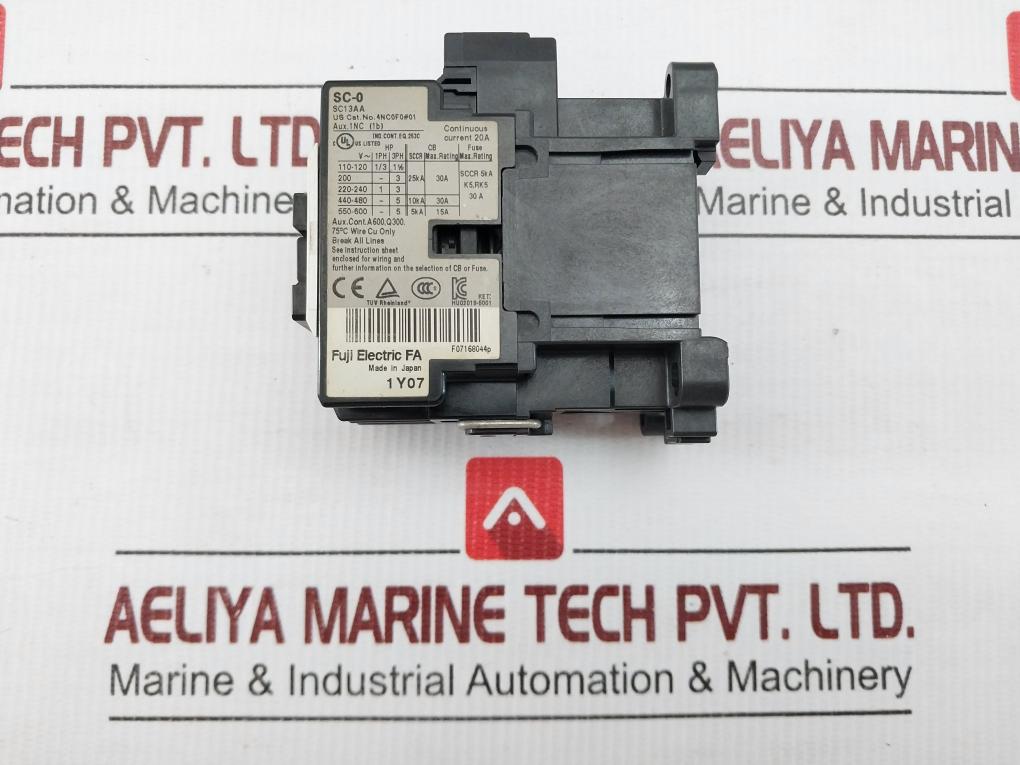 Fuji Electric Magnetic Contactor Sc-0 [13] 690V/20A