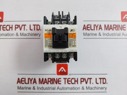 Fuji Electric Magnetic Contactor Sc11Aa 690V/20A