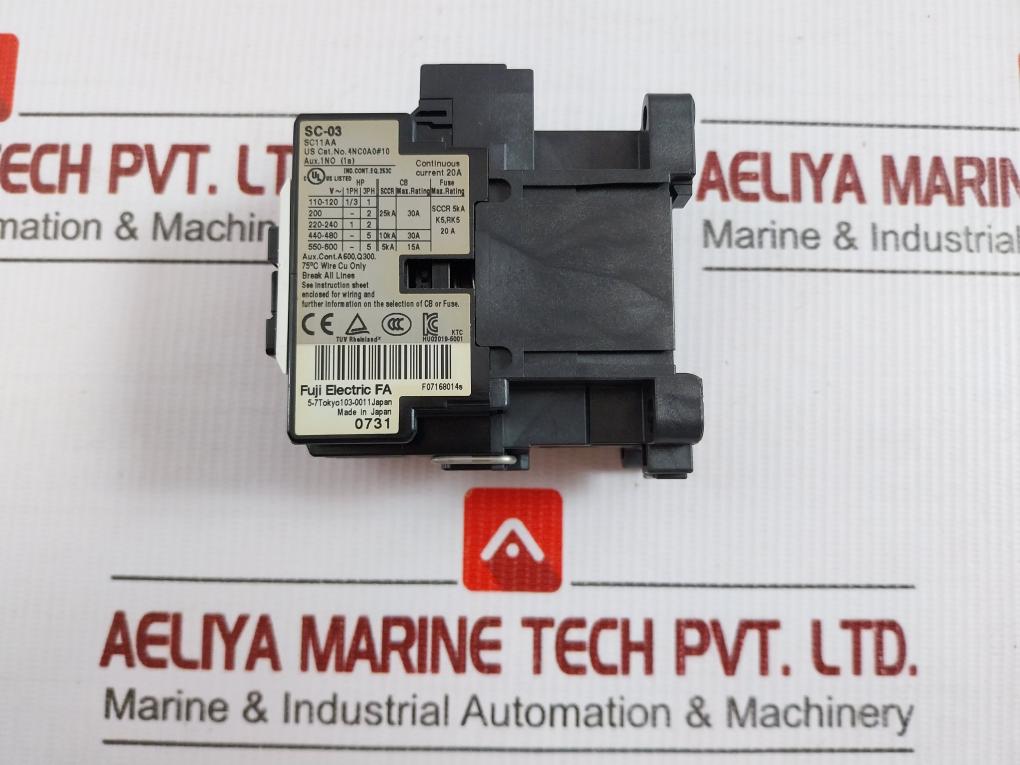 Fuji Electric Magnetic Contactor Sc11Aa 690V/20A