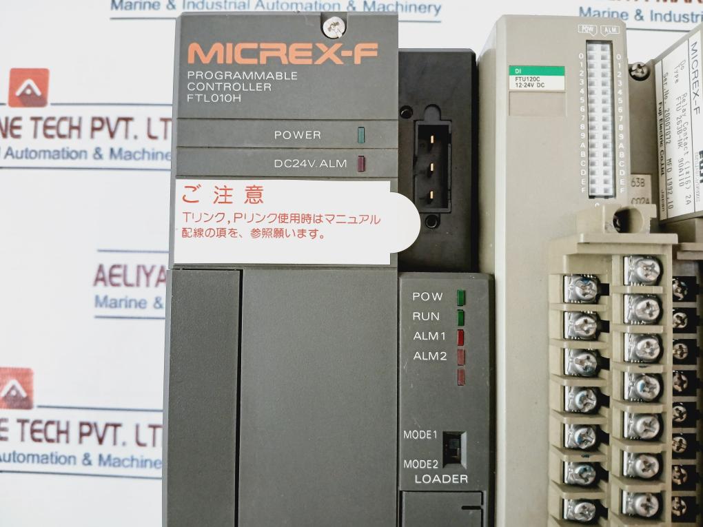 Fuji Electric Micrex-f Ftl010H Programmable Controller 12-24Vdc