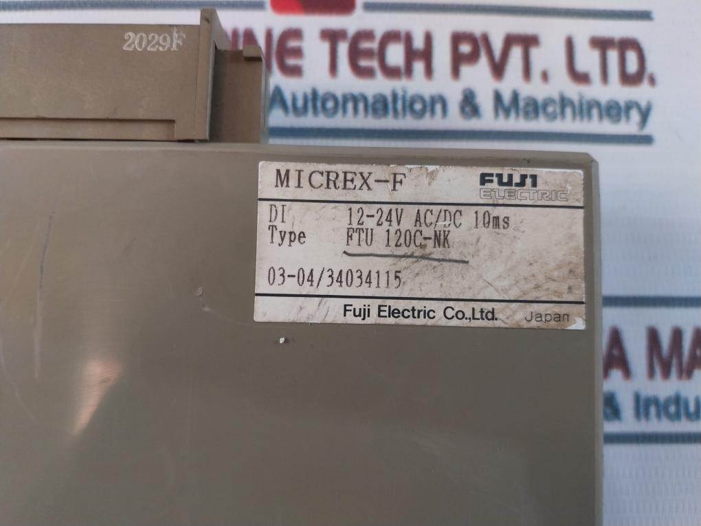 Fuji Electric Micrex-f Ftu 120C-nk Digital Input Module