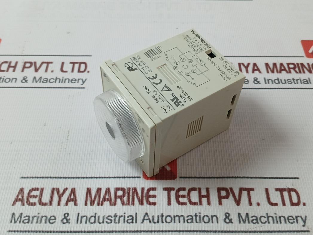Fuji Electric Ms4Sa-ap Miniature Size Super Timer Module 100–240V Ac 50/60Hz