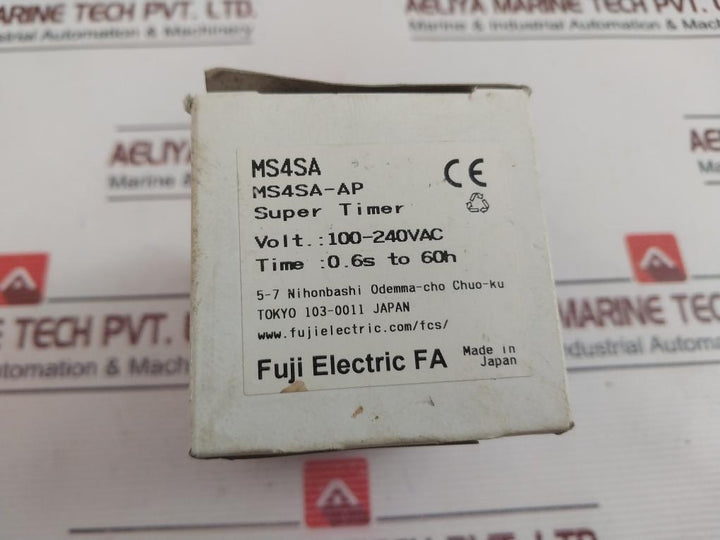 Fuji Electric Ms4Sa-ap Super Timer 0.05S-60H