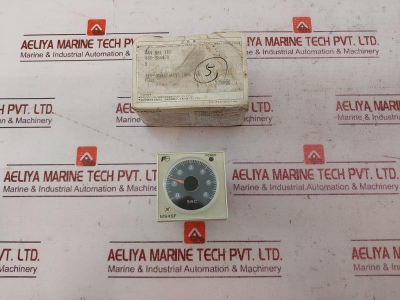 Fuji Electric Ms4Sf-ap1T Super Timer 100-240Vac 50/60Hz 3A 250Vac 0-6 ...