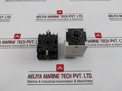 Fuji Electric Ms4Sm-ap Multi-functional Timer Relay With Base 100–240Vac 50/60Hz