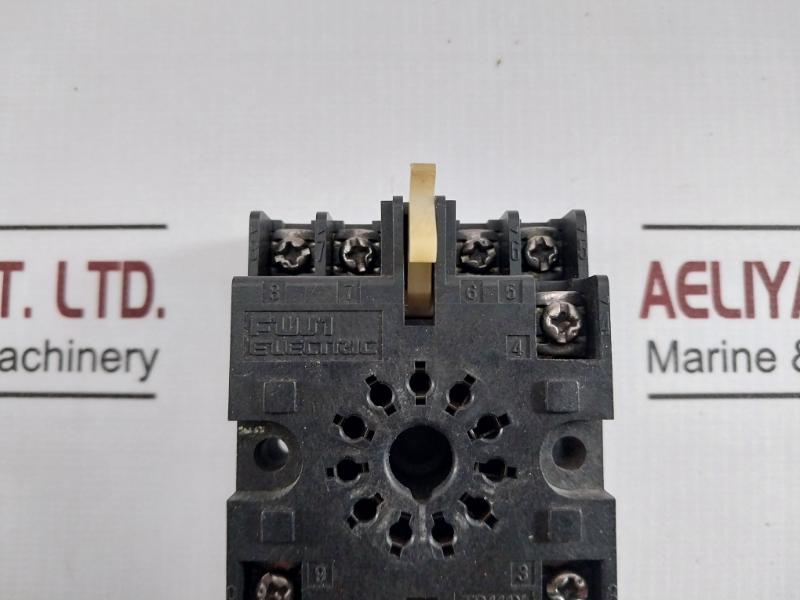 Fuji Electric Ms4Sm-ap Multi-functional Timer Relay With Base 100–240Vac 50/60Hz