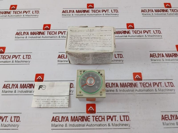 Fuji Electric Ms4Sr-apn Ms4S Series Super Timer Module 0-6 Sec 100-240Vac 50/60Hz