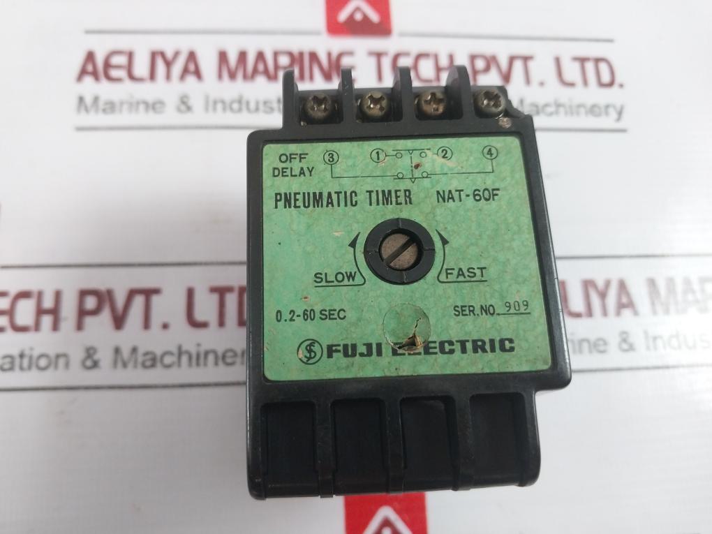 Fuji Electric Nat-60F Pneumatic Timer 0.2-60 Sec – Aeliya Marine Tech