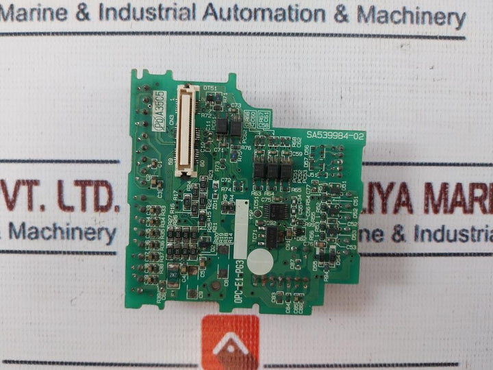 Fuji Electric Opc-e1-pg3 Pcb Card Sa539984-02