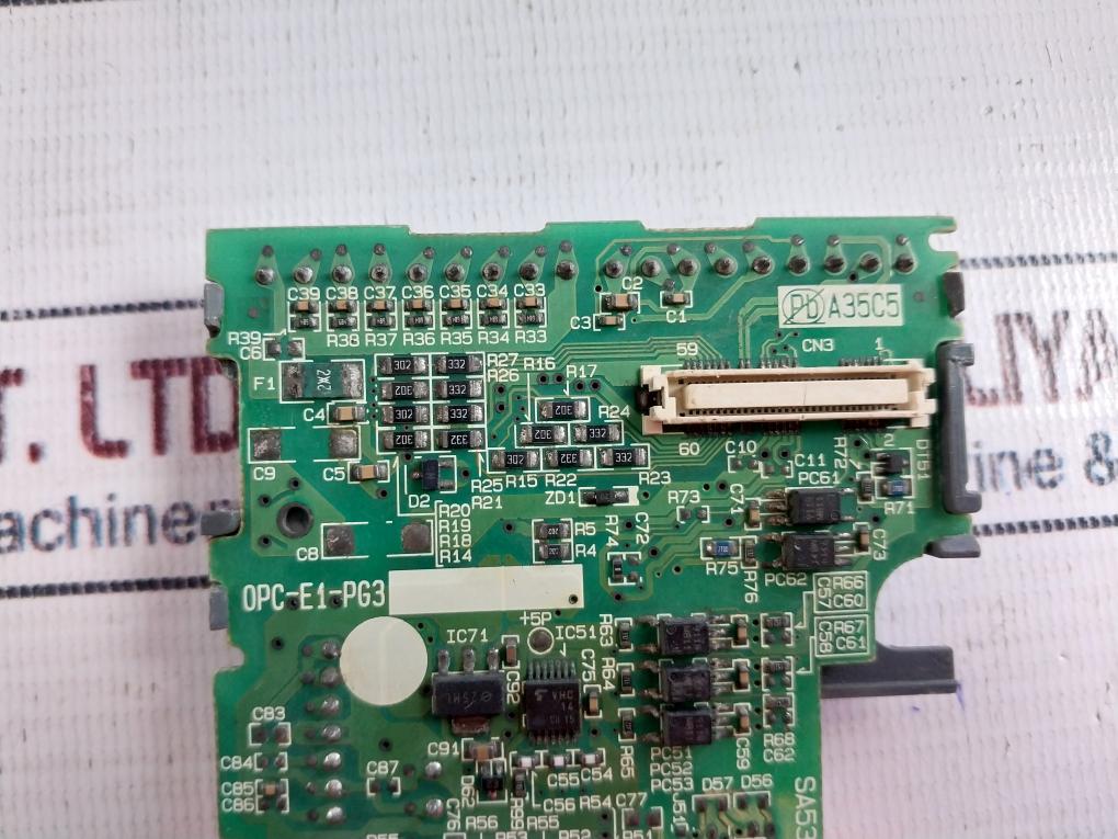 Fuji Electric Opc-e1-pg3 Printed Circuit Board A35C5