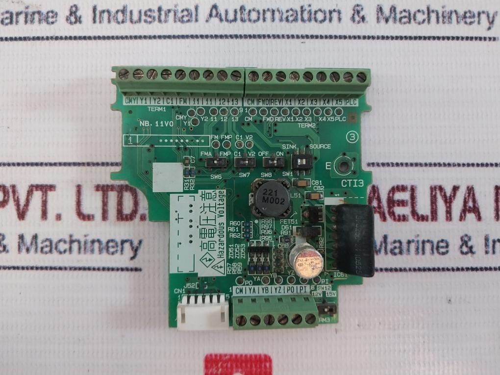 Fuji Electric OPC-E1-PG3 Printed Circuit Board SA539984-02