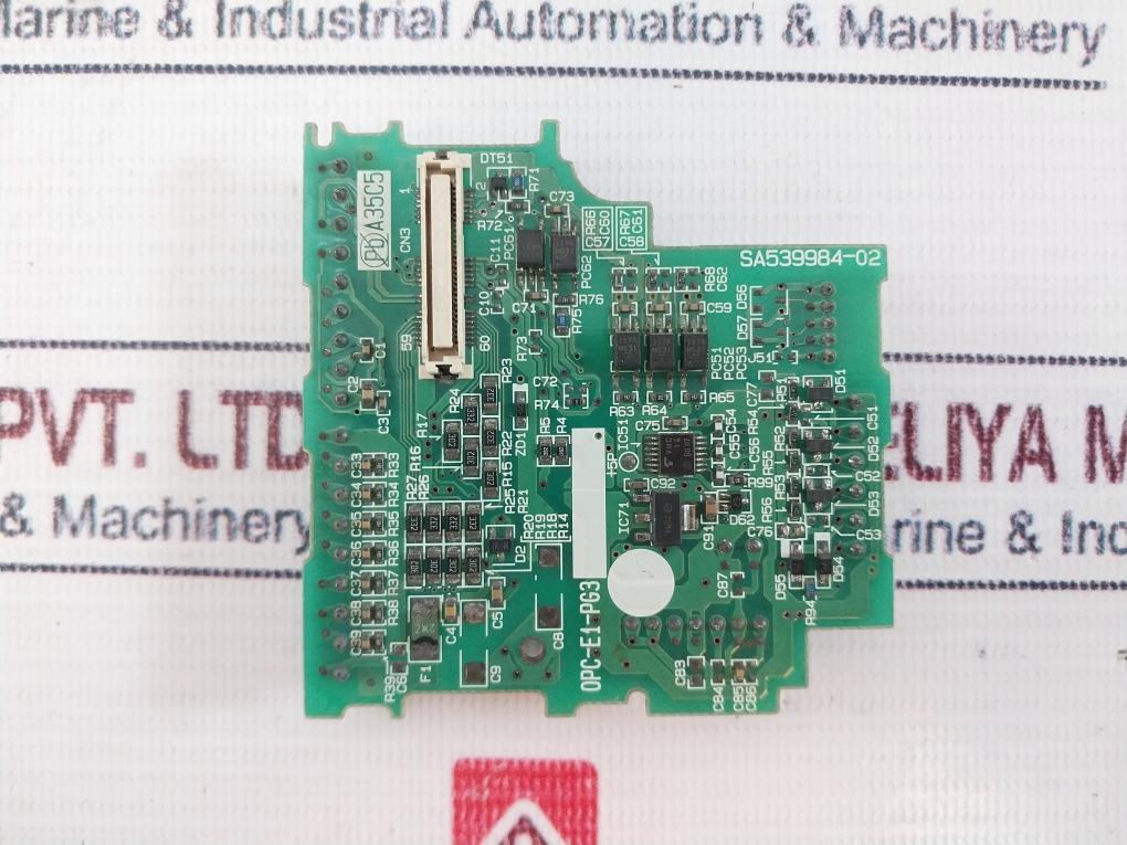 Fuji Electric OPC-E1-PG3 Printed Circuit Board SA539984-02