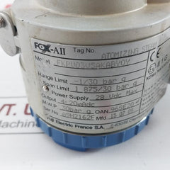 Fuji Electric Pressure Transmitter Fkpv03V5Akaby0Y, 28Vdc 1 875/30 Bar G