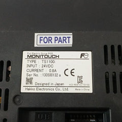 Fuji Electric Programmable Display Ts1100I 24Vdc