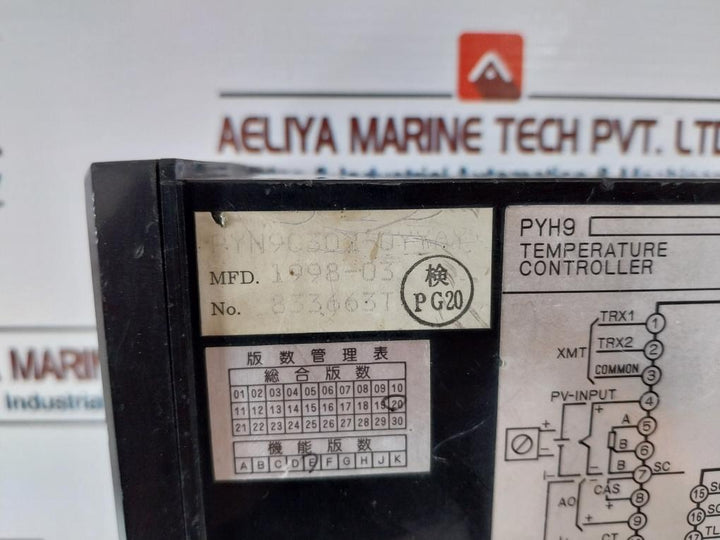 Fuji Electric PYH9 Temperature Controller PYH9C302-0YYAY 85-265Vac 50/60Hz