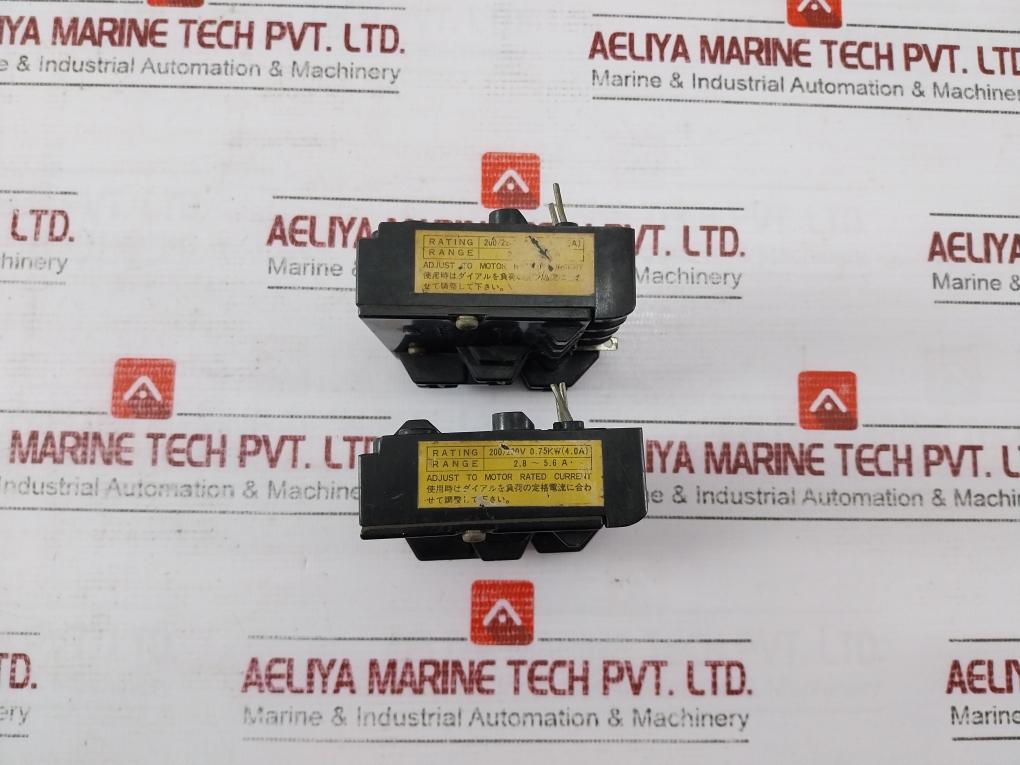 Fuji Electric Rca 3737-1 Overload Relay 200/220V 0.75Kw 4.0A