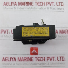 Fuji Electric Rca 3737-1 Overload Relay 200/220V 0.75Kw 4.0A