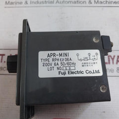 Fuji Electric Rph E2 06A Power Relay Apr-mini 200V 6A 50/60Hz