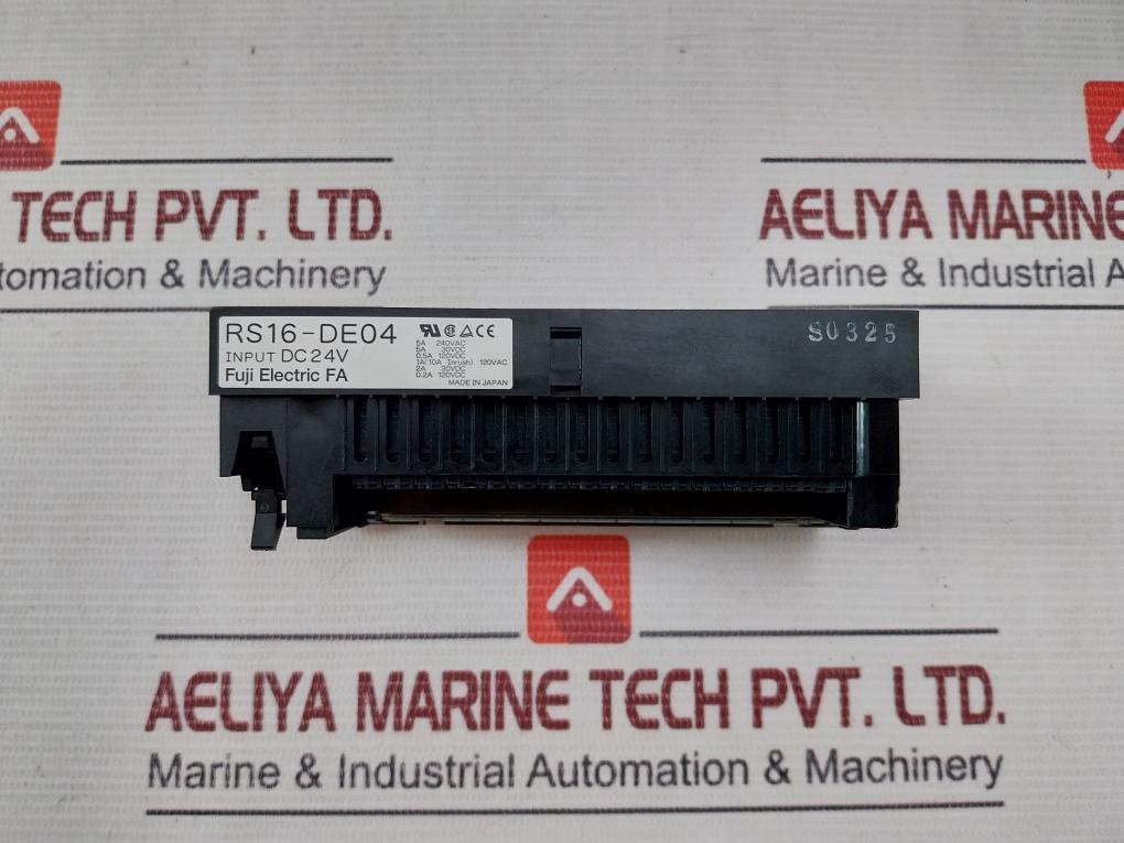 Fuji Electric Rs16-de04 Terminal Relay Input Dc 24V 0.5A 120Vdc