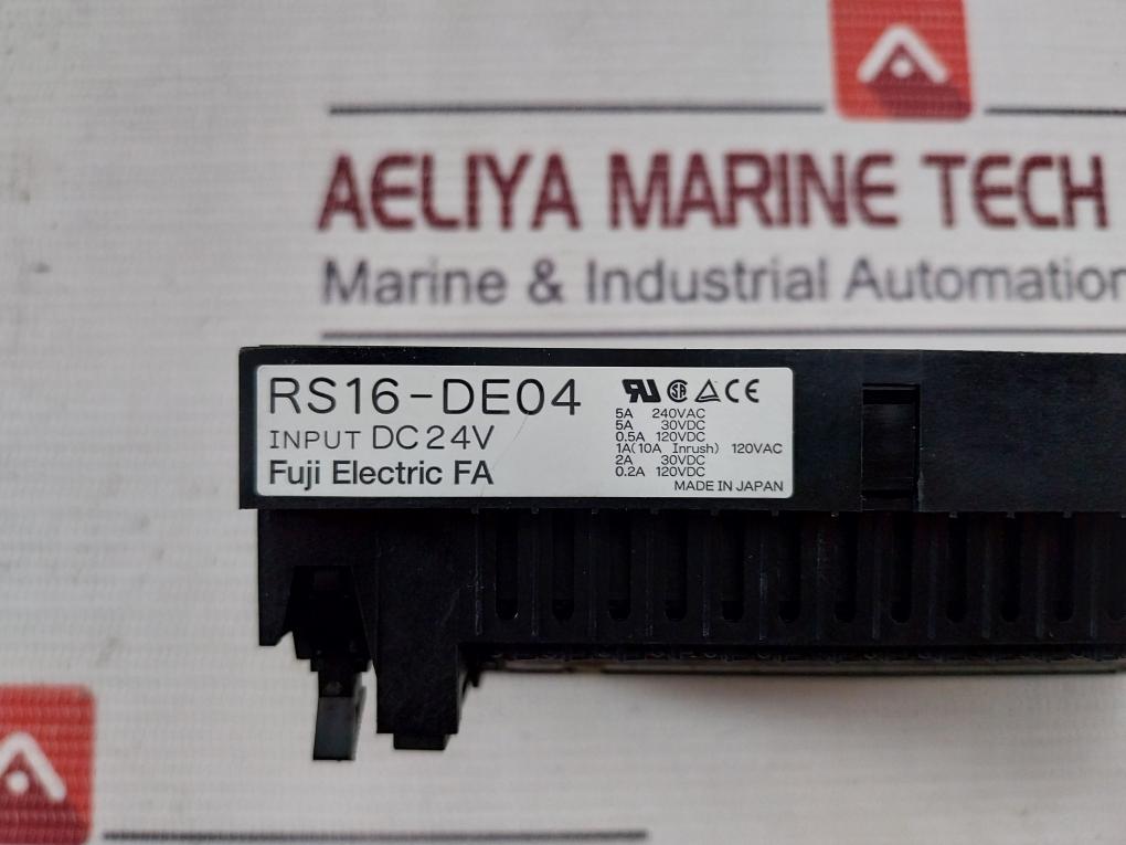Fuji Electric Rs16-de04 Terminal Relay Input Dc 24V 0.5A 120Vdc