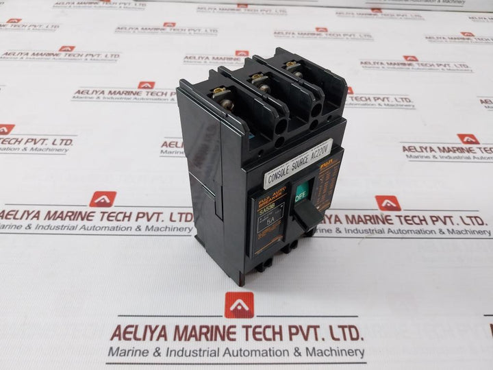 Fuji Electric Sa53B Auto Circuit Breaker 41-21637 Ac660V 50Af 3P Ac600V 5A 10Ka