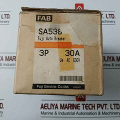 Fuji Electric Sa53B Molded Case Circuit Breaker 3-pole