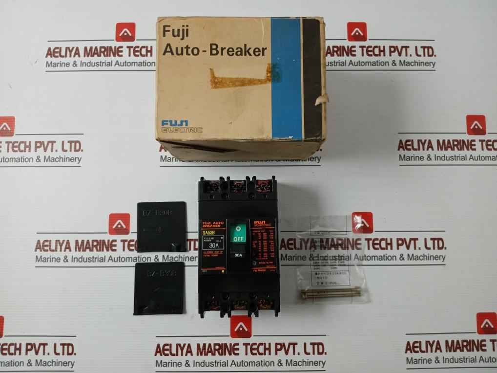 Fuji Electric Sa53B Molded Case Circuit Breaker 3-pole