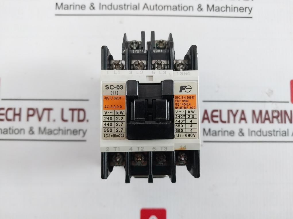Fuji Electric Sc-03 [11] Magnetic Contactor 75C 50-60Hz
