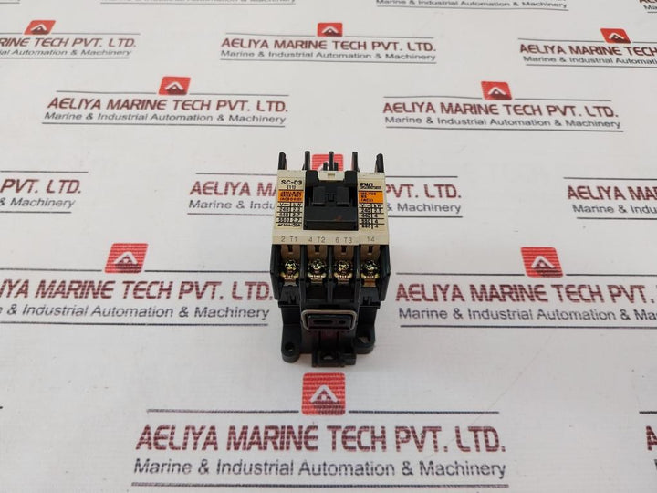 Fuji Electric Sc-03[11] Contactor 100-110V 60Hz