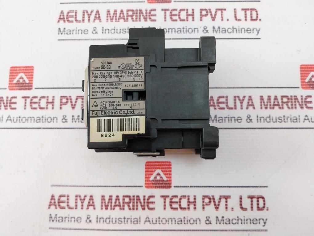 Fuji Electric Sc-03[11] Contactor 100-110V 60Hz
