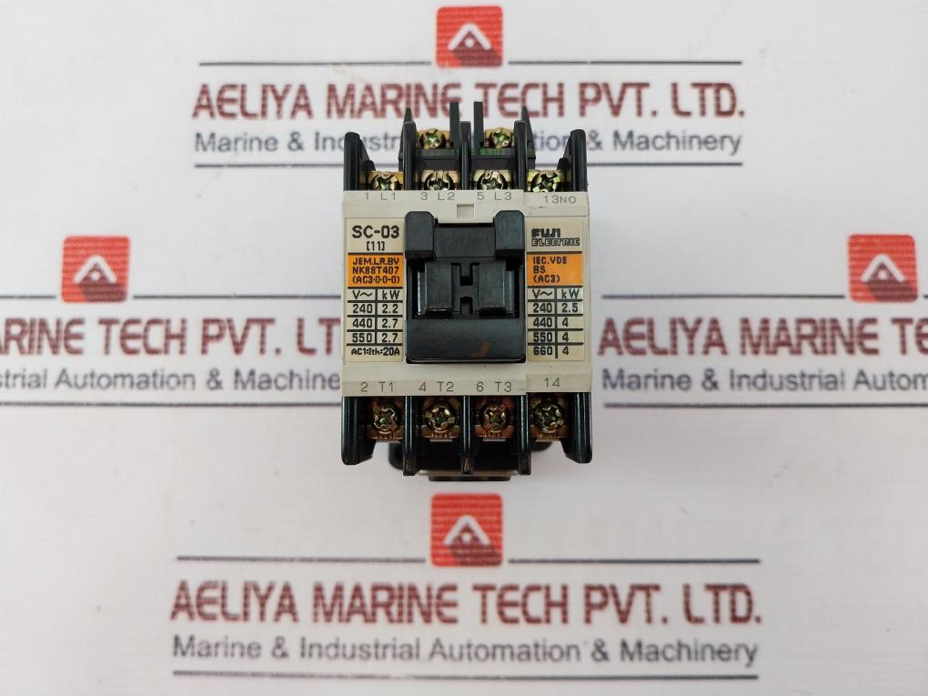 Fuji Electric Sc-03[11] Contactor 100-110V 60Hz