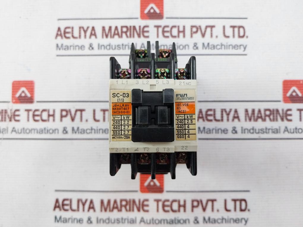 Fuji Electric Sc-03 [11] Contactor 50/60Hz