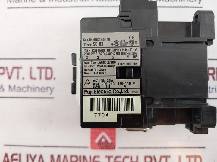 Fuji Electric Sc-03 [11] Magnetic Contactor 100V 50/60Hz 11A
