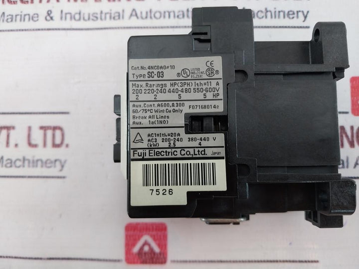 Fuji Electric Sc-03 [11] Magnetic Contactor 380-400v 50hz