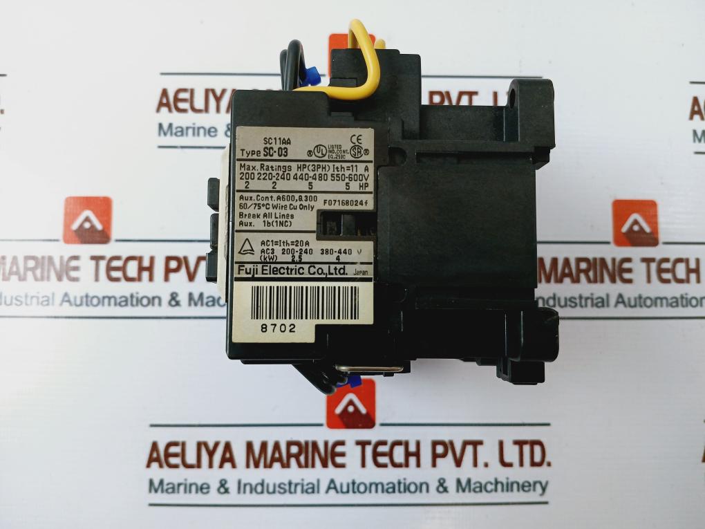 Fuji Electric Sc-03 [11], Sc11Aa Magnetic Contactor Sc-03/ Sz-rm 11A 100-110V