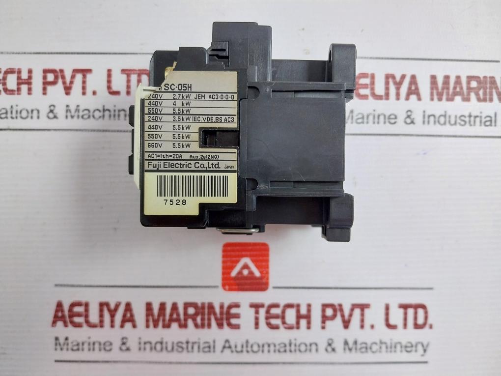 Magnetic Contactor Sc-05H Fuji Electric 100-110V 60 Hz