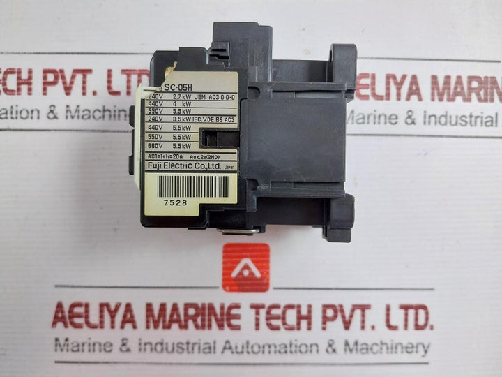 Magnetic Contactor Sc-05H Fuji Electric 100-110V 60 Hz
