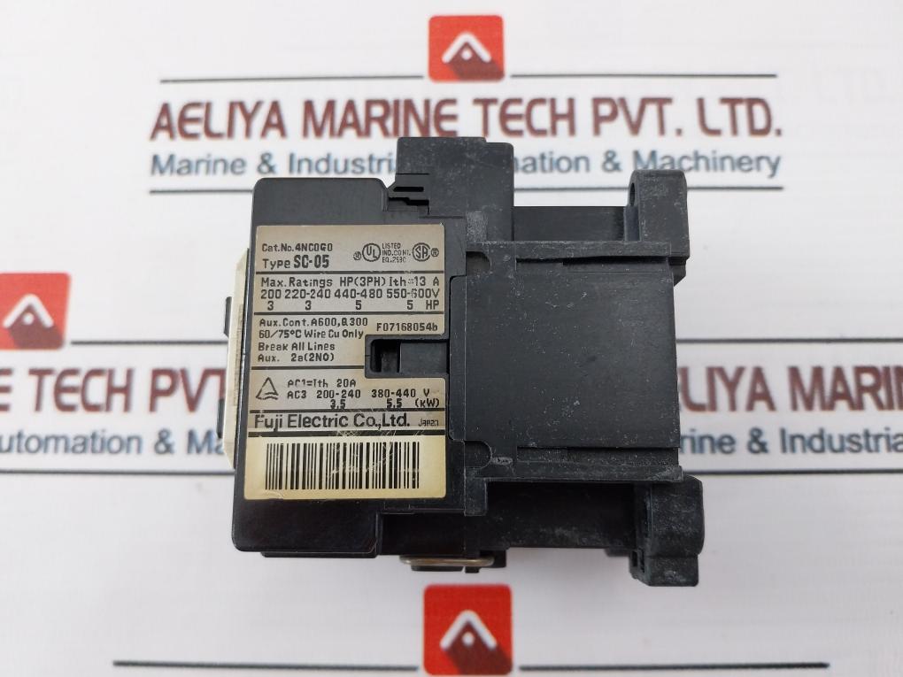 Fuji Electric Sc-05 [13]/4Nc0G0 Magnetic Contactor 20A