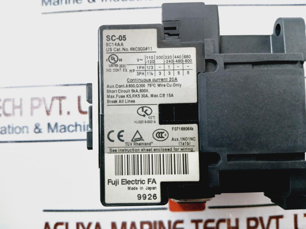 Fuji Electric Sc-05 [13] Magnetic Contactor