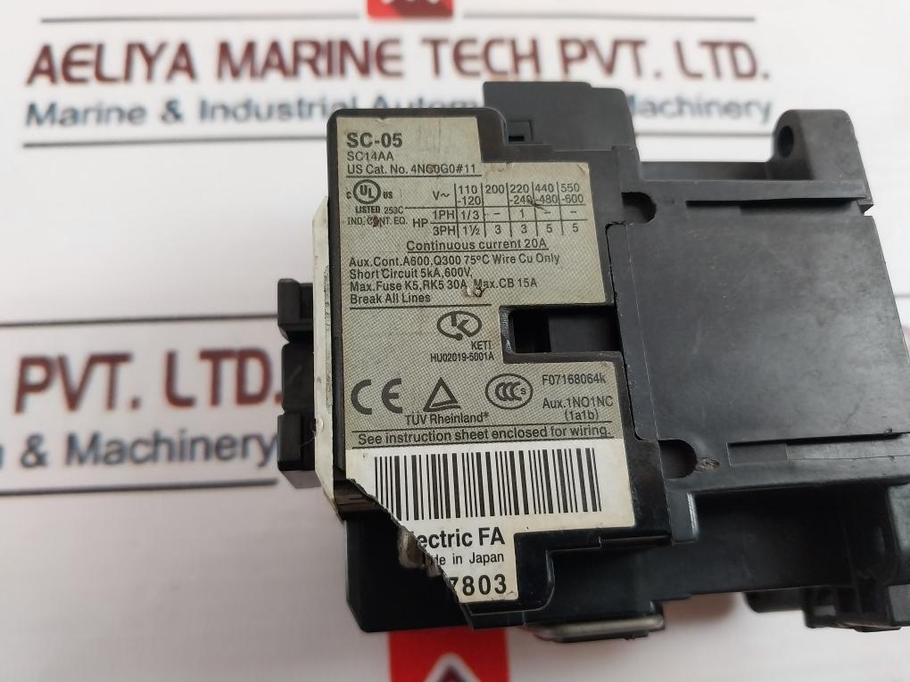 Fuji Electric Sc-05[13] Magnetic Contactor Hu02019-5001A