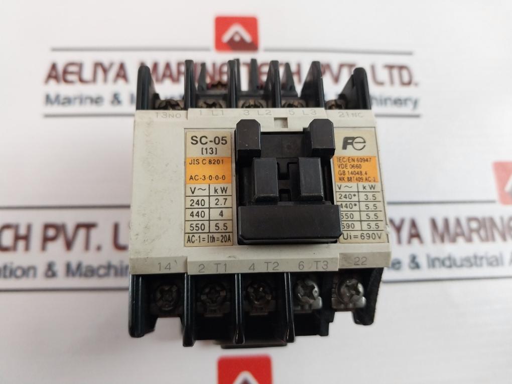 Fuji Electric Sc-05[13] Magnetic Contactor Hu02019-5001A