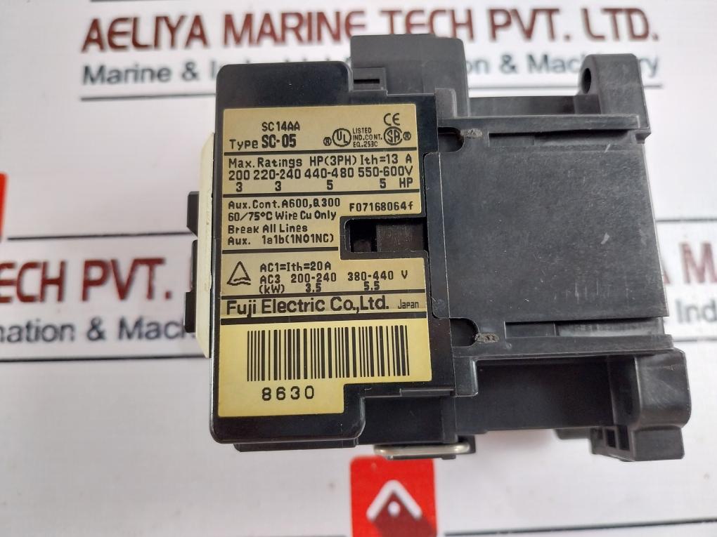 Fuji Electric Sc-05 [13] Magnetic Contactor 200V 50Hz 200-220V 60Hz